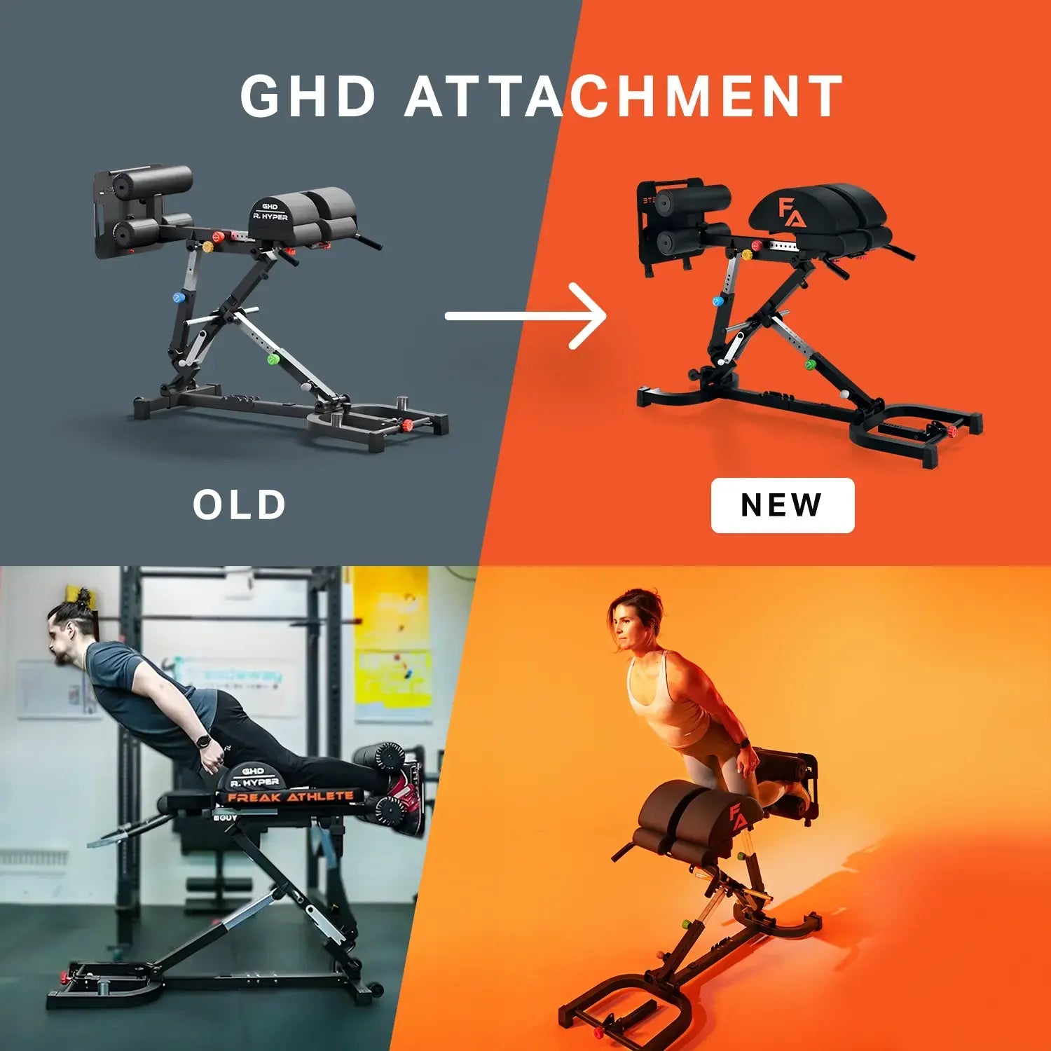 GHD Attachment Freak Athlete GHD Pad