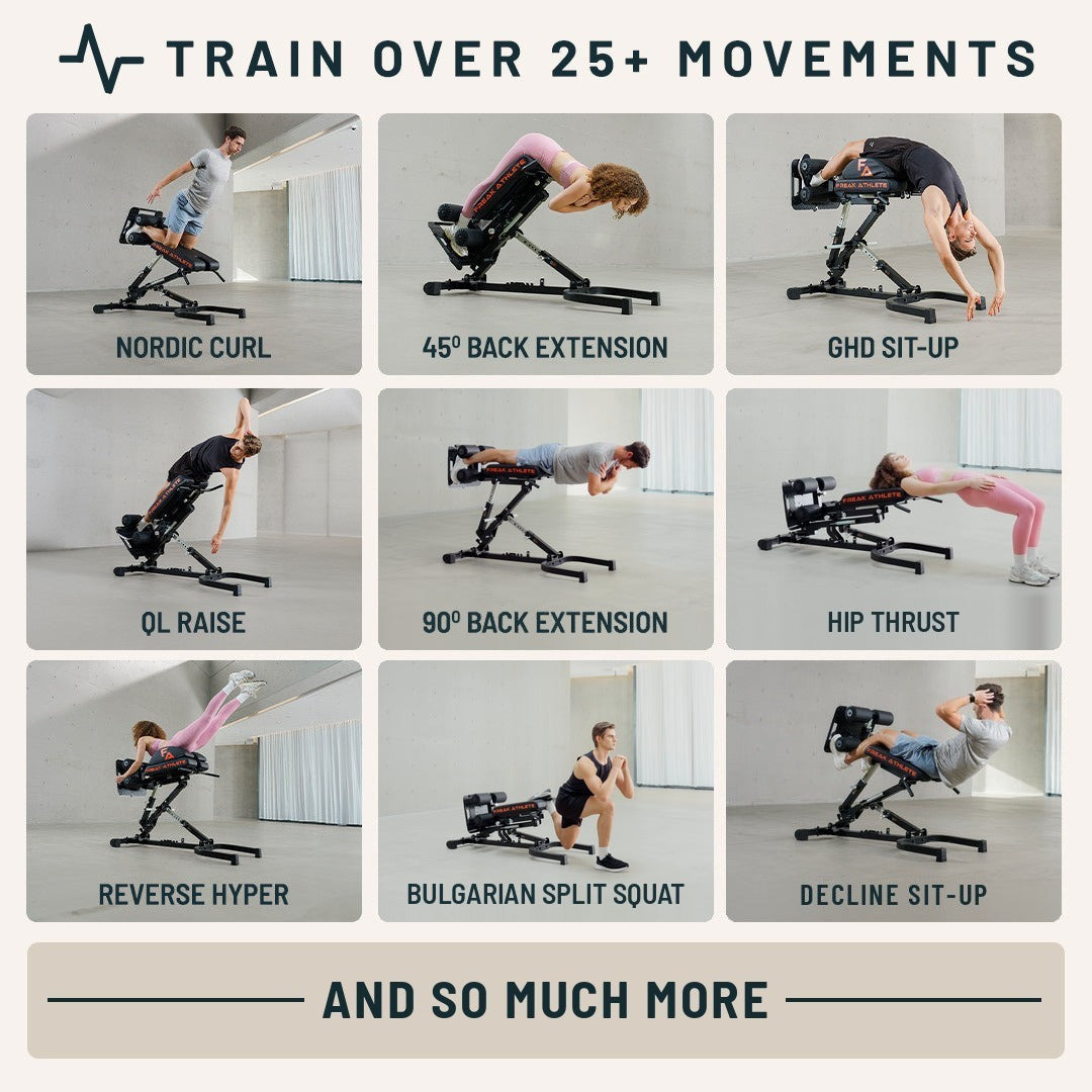 Train over 25+ movements on the Hyper Pro X
